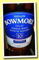 Bowmore 10 yo ‘Tempest’ (55.1%, OB, first fill bourbon, batch #4, 2012)